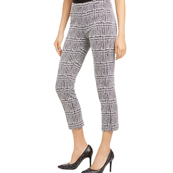 MICHAEL Michael Kors Plaid Cropped Pants Size Medium - Picture 9 of 10